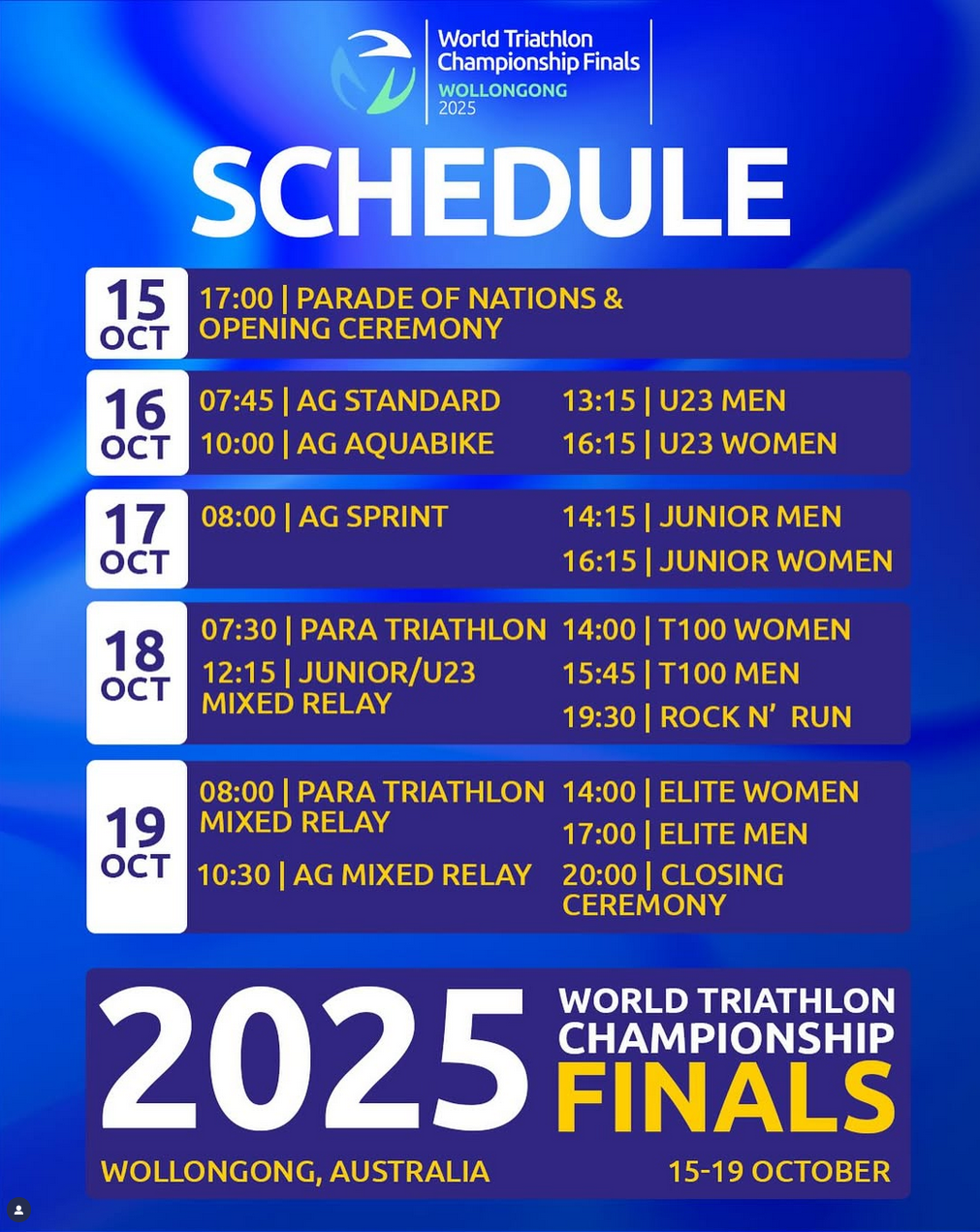Event Schedule
