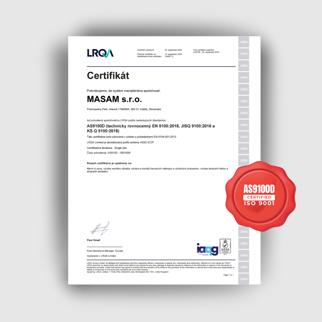 <p>CERTIFICATION FOR THE AEROSPACE INDUSTRY</p>